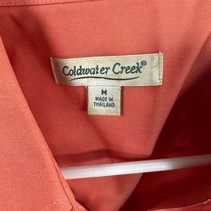 Coldwater creek button up shirt